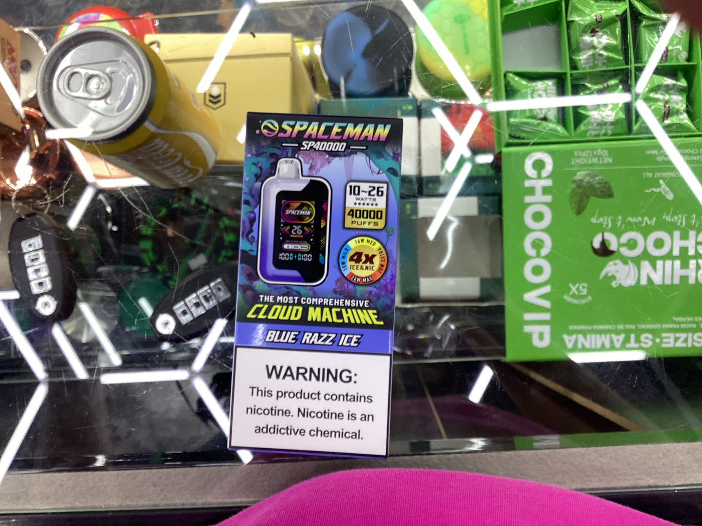 Spaceman sp40000 blue razz ice