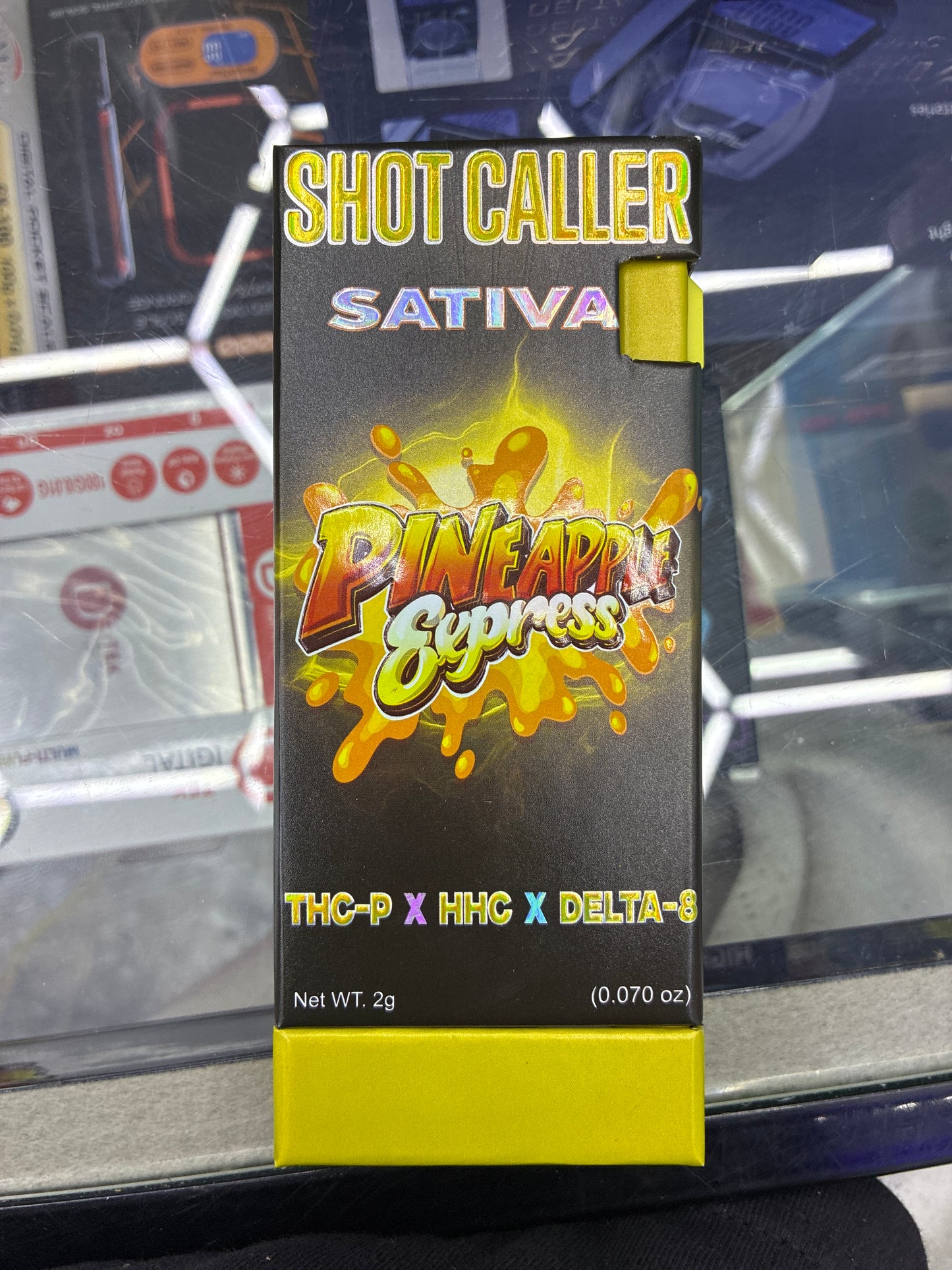 Shotcaller thcp x hhc x delta8 2g disposable sativa pineapple express