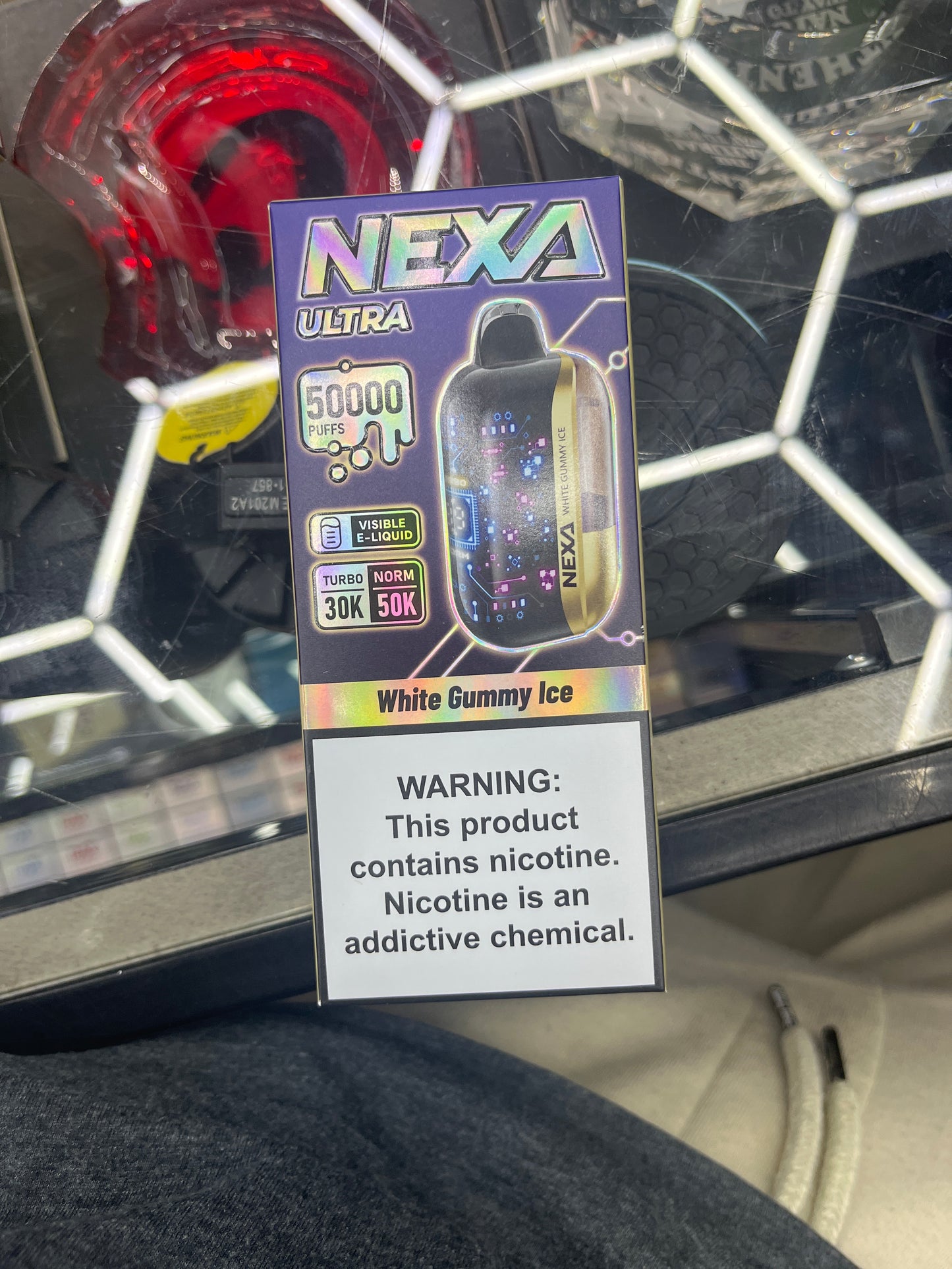 Nexa 50k puffs white gummy ice