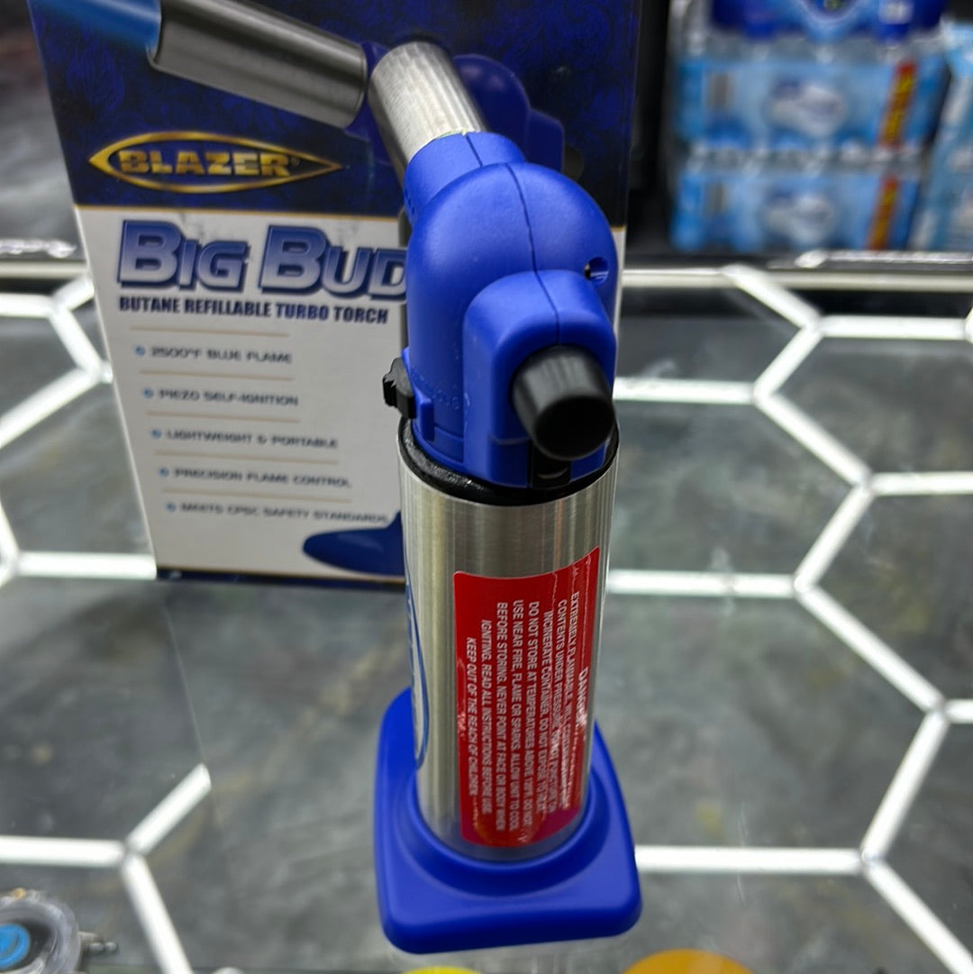 Blazer, big buddy, butane, refillable, turbo torch