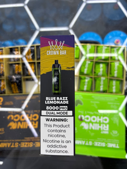 Al fakher crown blue razz lemonade 8000puffs