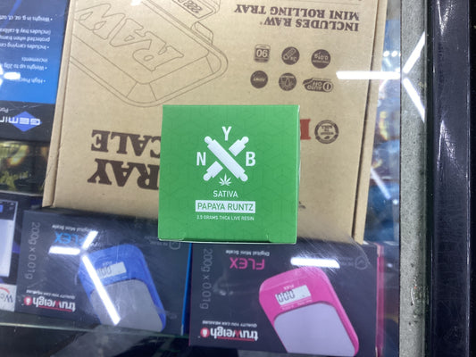 Not your bakery thca live resin 2.5g sativa papaya runtz