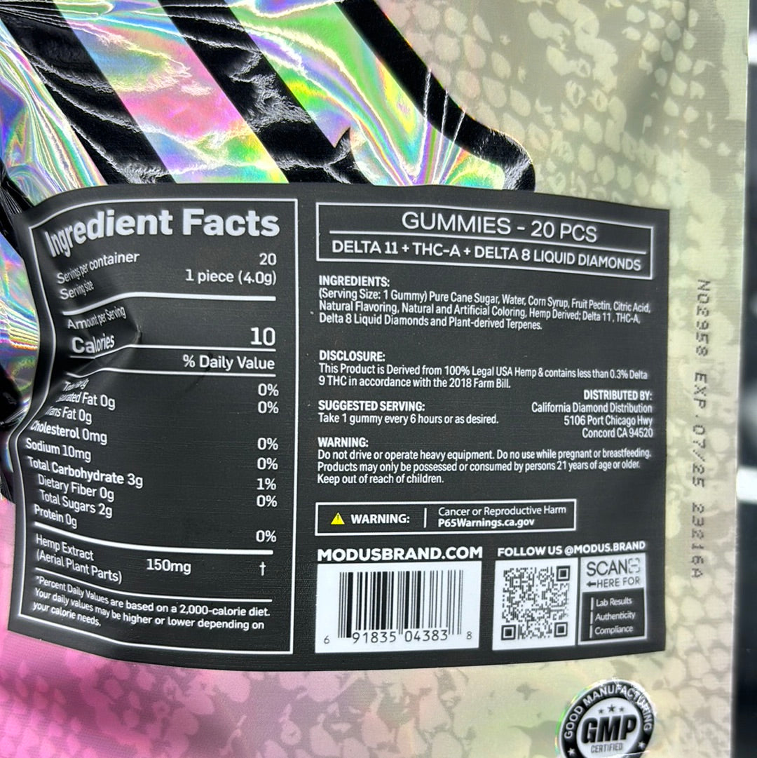 Modus upper cut blend 3.0 white gummy sativa