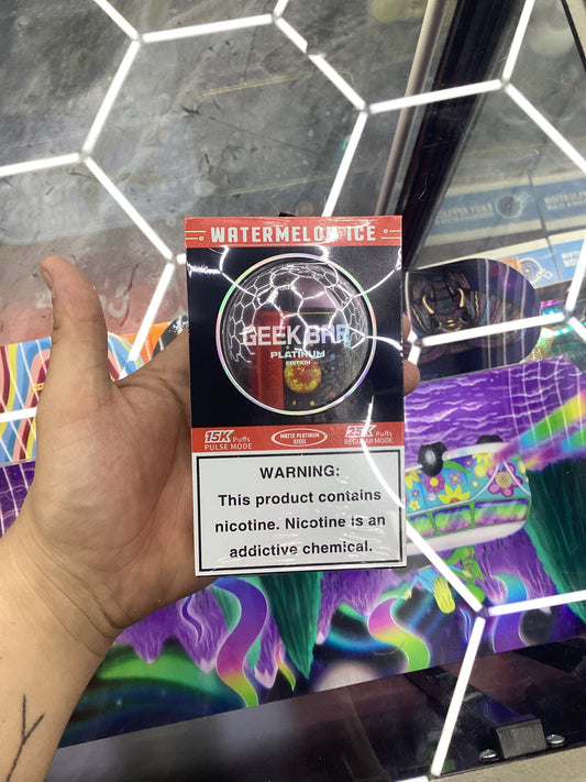 Geek bar platinum watermelon ice