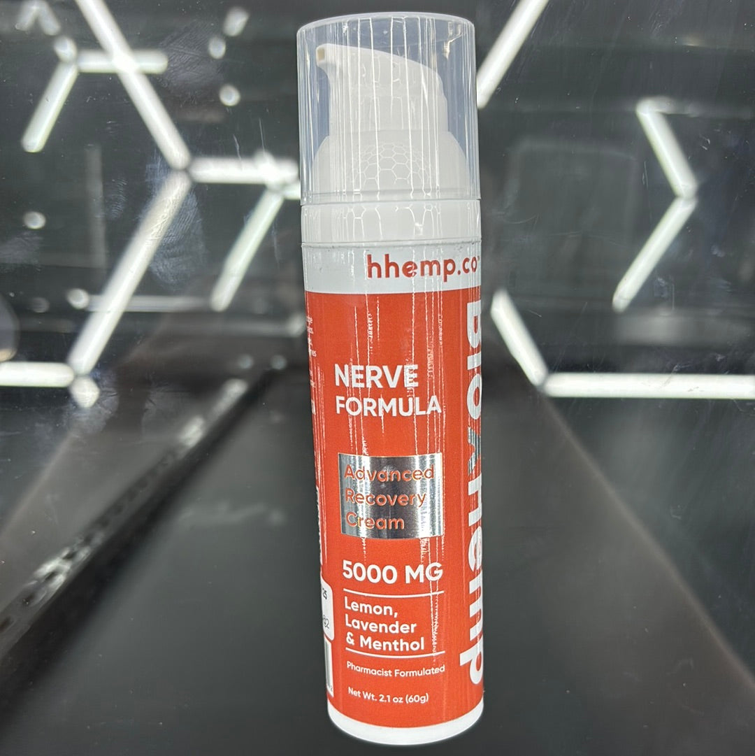 Hemp co advanced recovery cream, 5000 mg lemon, lavender and menthol