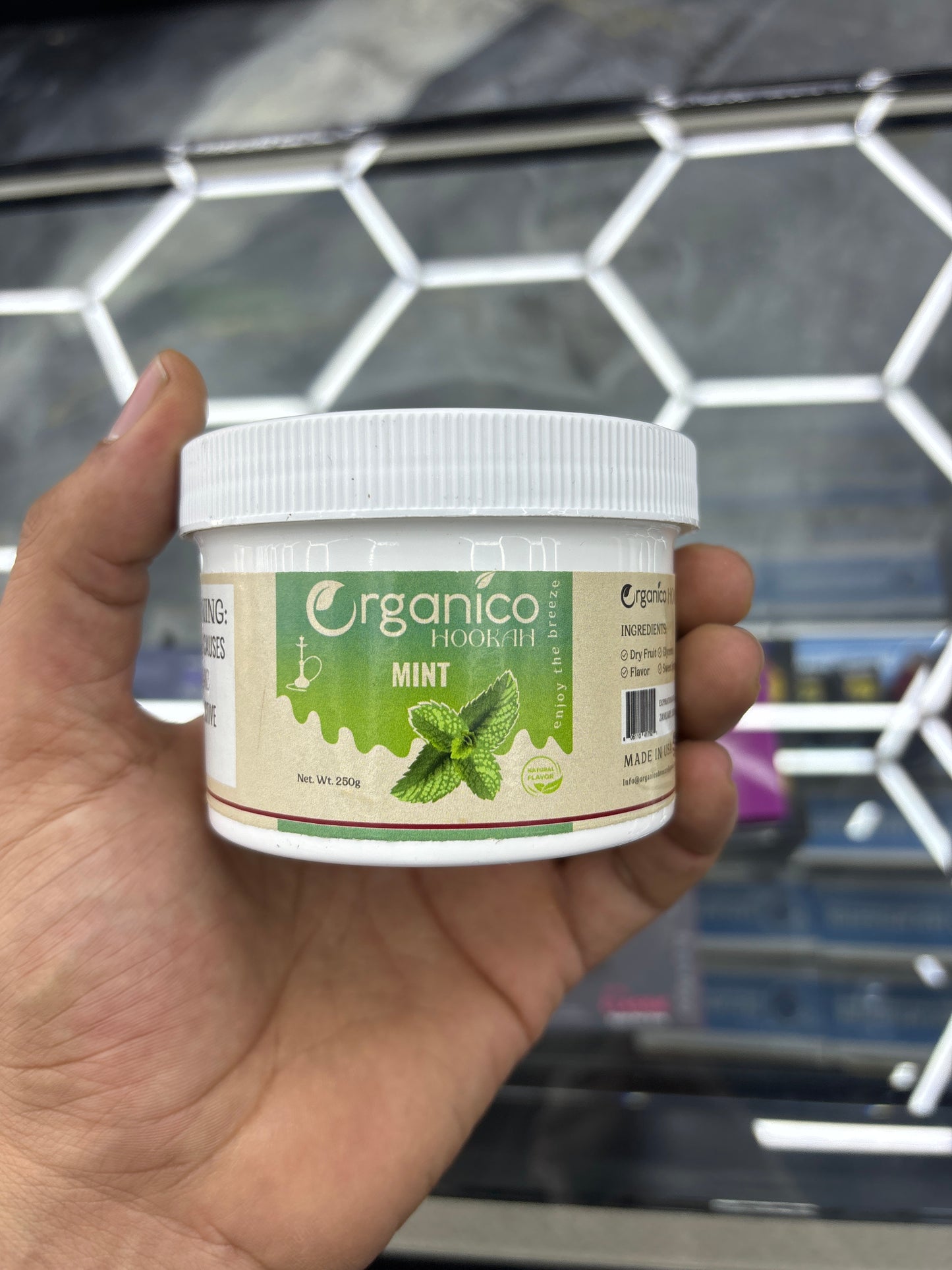 Organic hookah mint