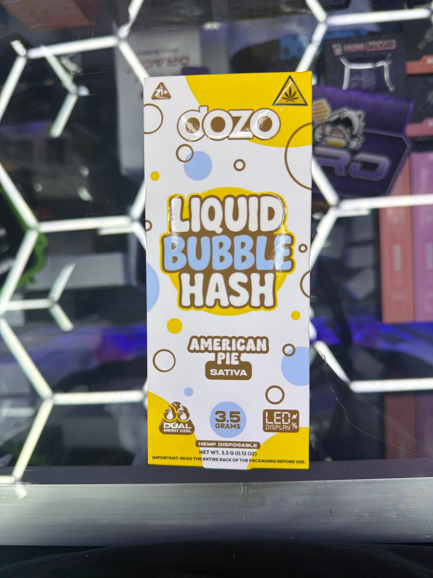 Dozo Liquid Bubble Hash 3.5g disposable American Pie Sativa