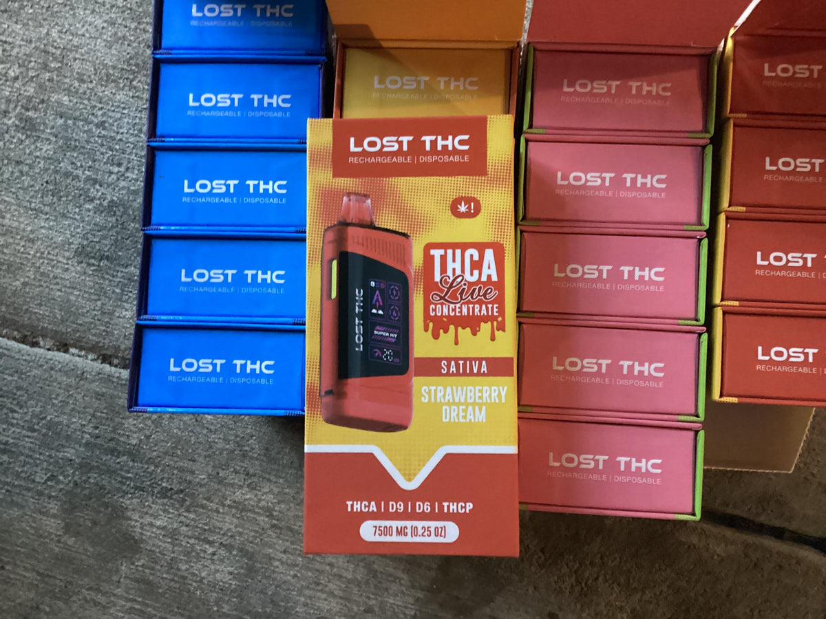 Lost thc thca live concentrate 7.5g strawberry dream sativa