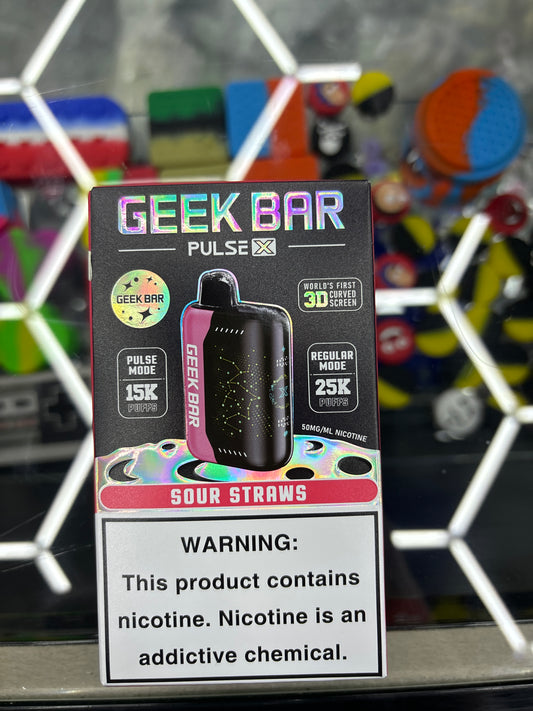 Geek bar pulse sour straws