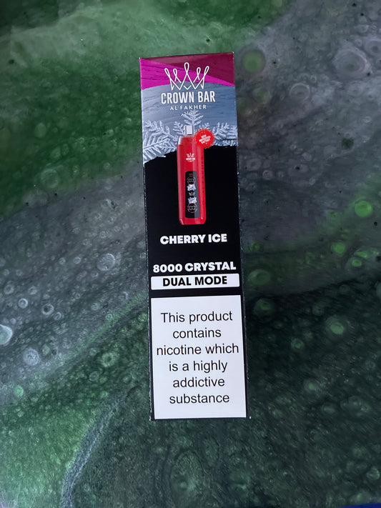 Al fakher crown bar cherry ice 8000puffs