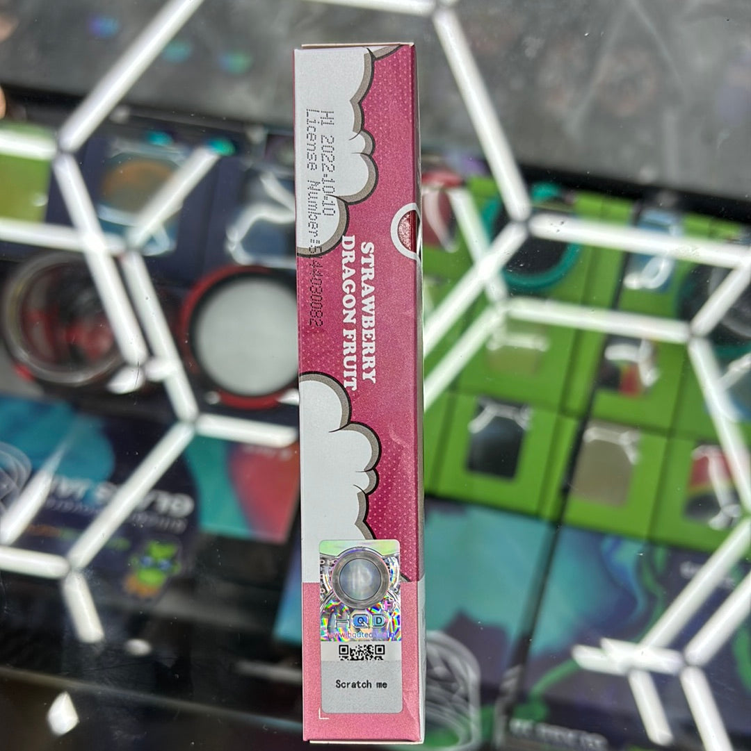 HQD strawberry dragon fruit,1200 puffs curvie plus