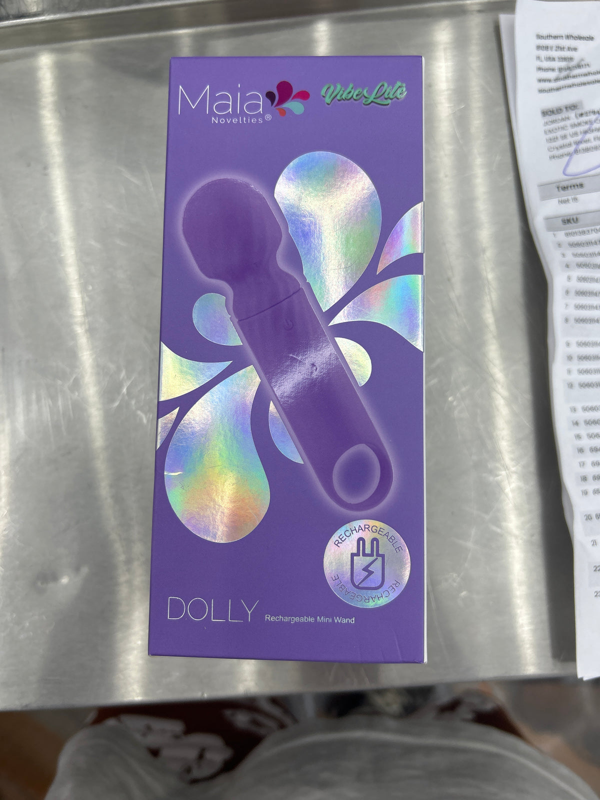 Maia adult novelty vibrator dolly purple