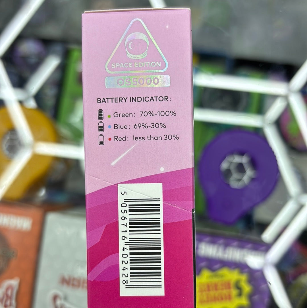 Lost Mary sakura berry peach ice, OS 5000 rechargeable disposable