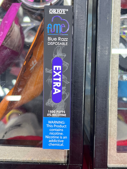 Fume extra blue razz disposable