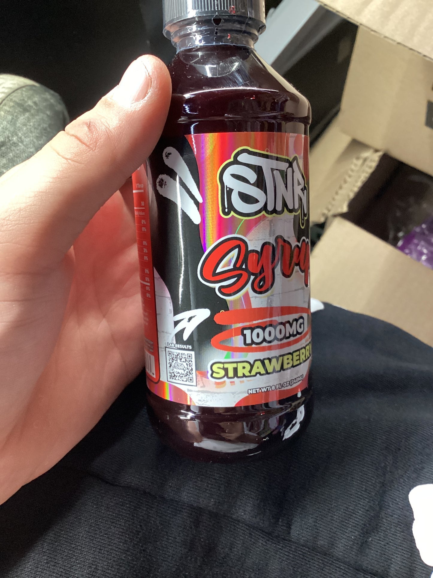 Stnr syrup 1000 mg strawberry