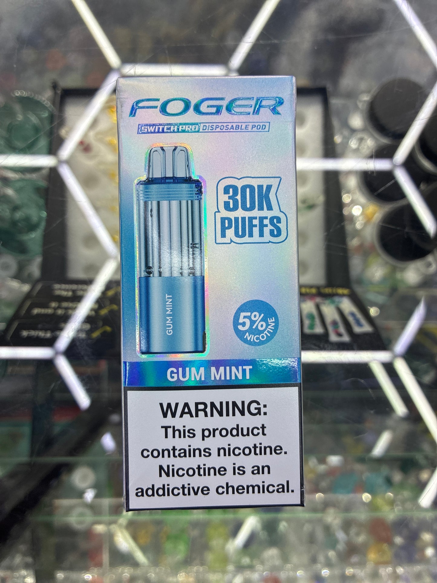 Fogger switch pro disposable pod 30k puffs gum mint