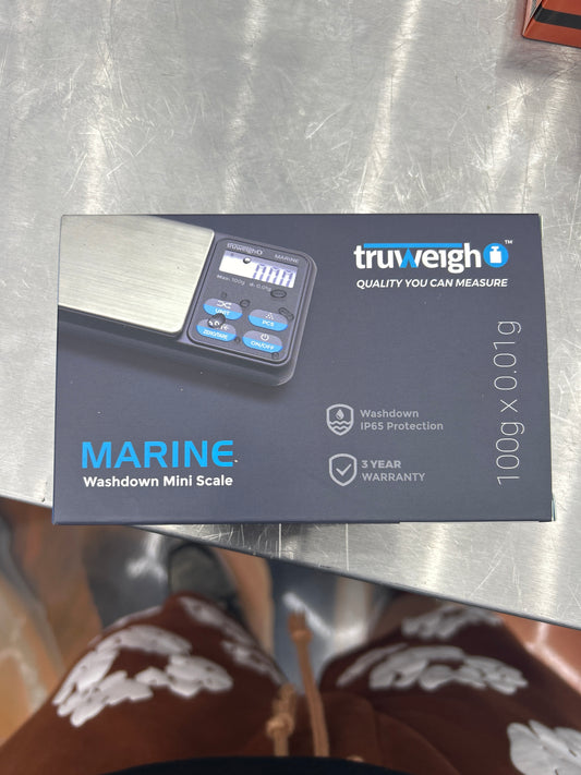 Truweigh marine wash down mini scale 100g x 0.01g