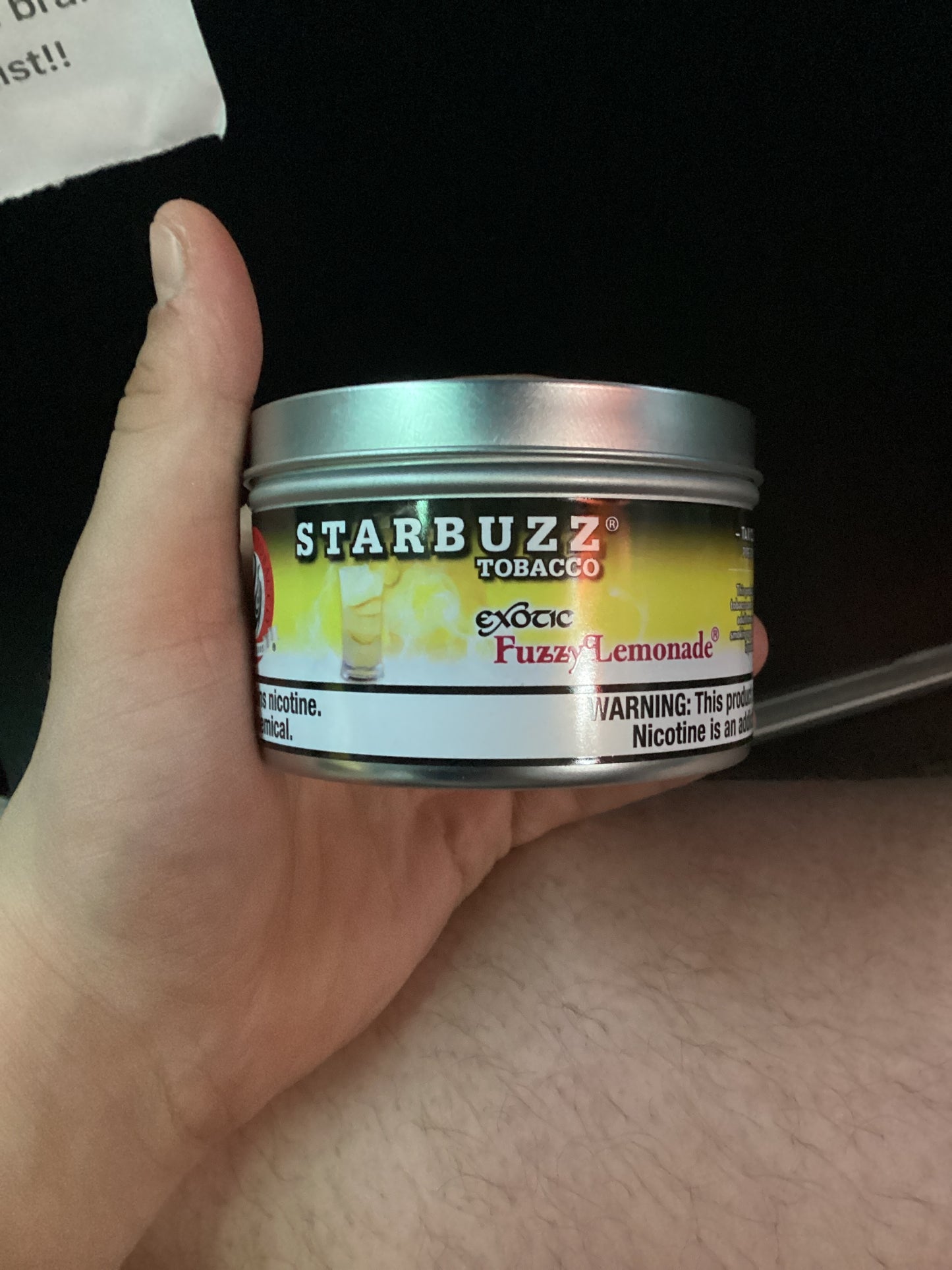 Starbuzz tobacco 100g exotic fuzzy lemonade