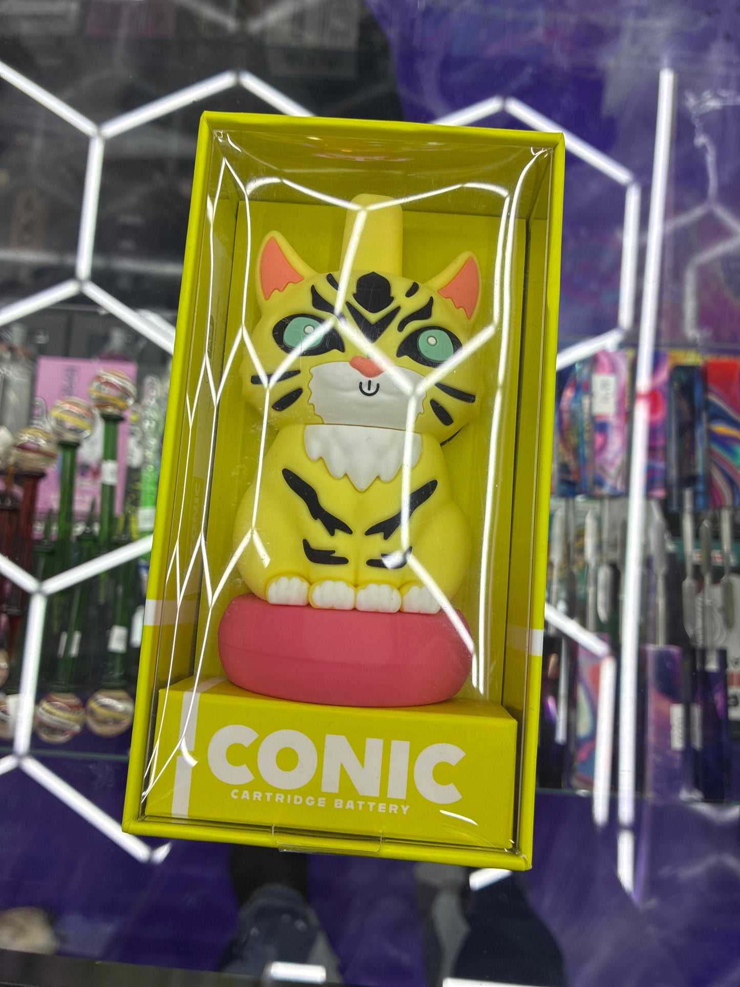 Iconic battery cat