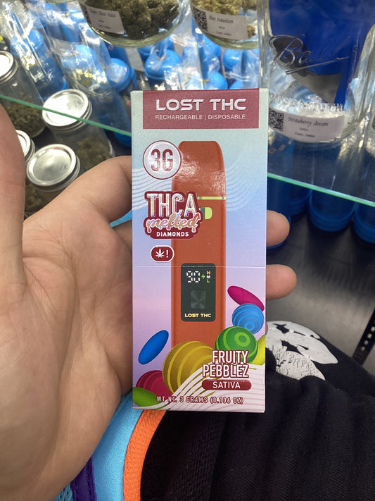 Lost thc melted diamonds 3g fruity pebblez sativa