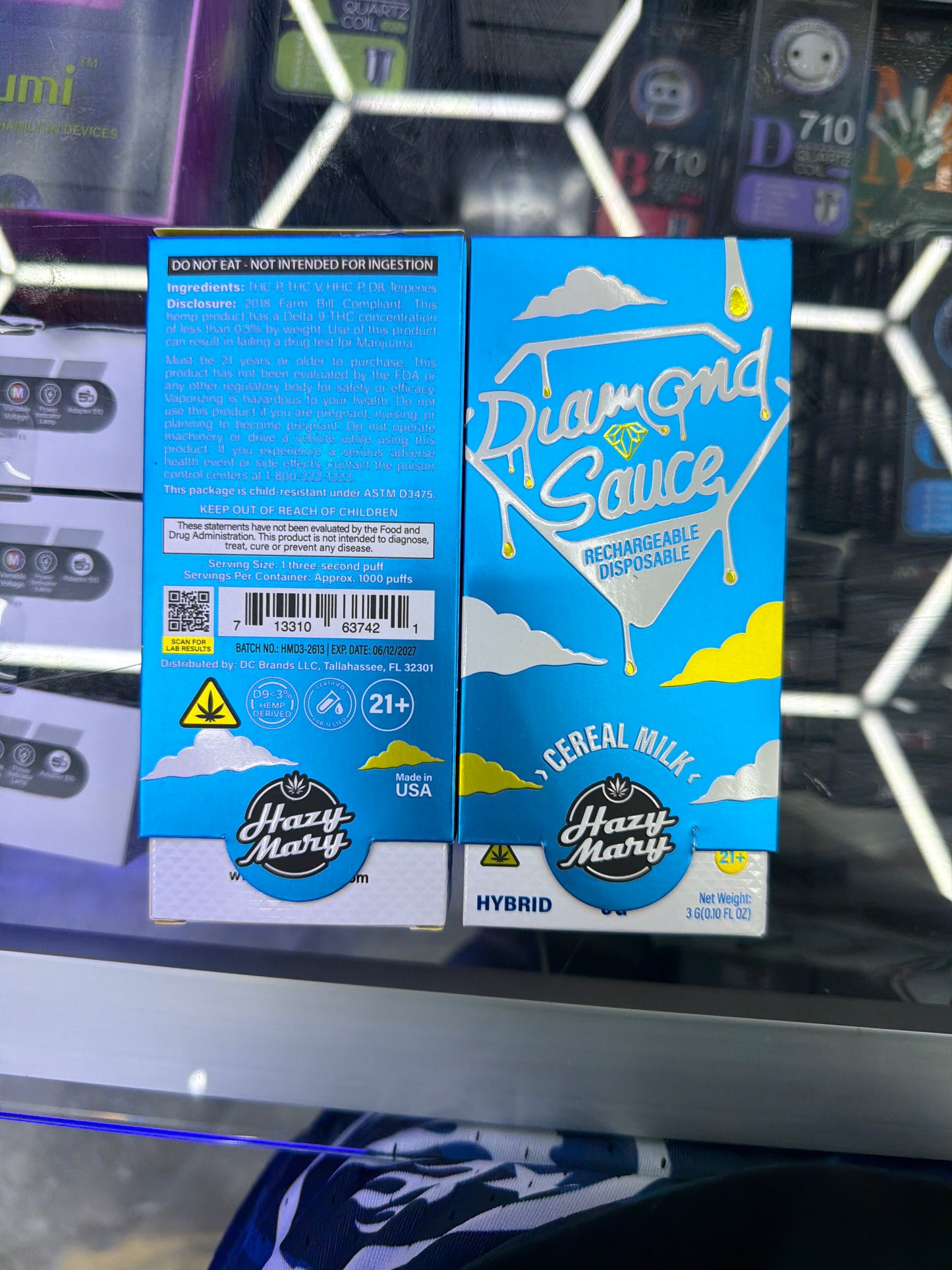 Hazy Mary Diamond Sauce 3g disposable cereal milk hybrid
