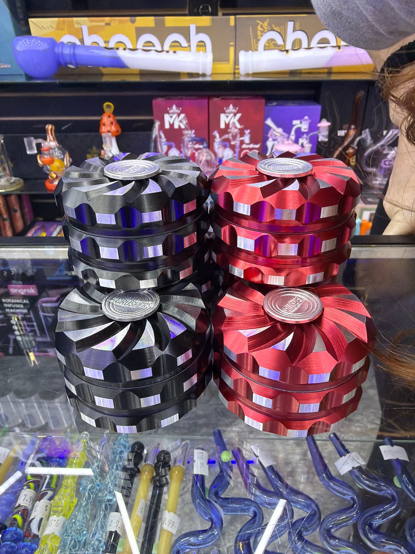 Crusher fidget spinner 63mm grinder