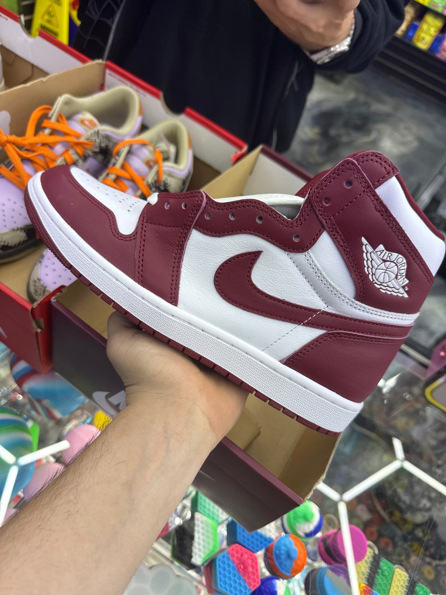 Jordan 1 Retro High OG Artisanal Team Red size 10