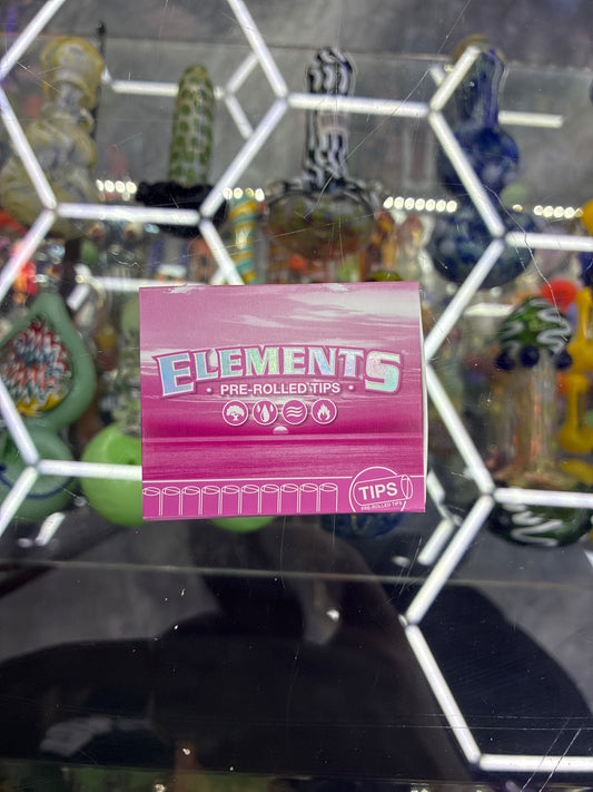 Elements pre rolled tips pink
