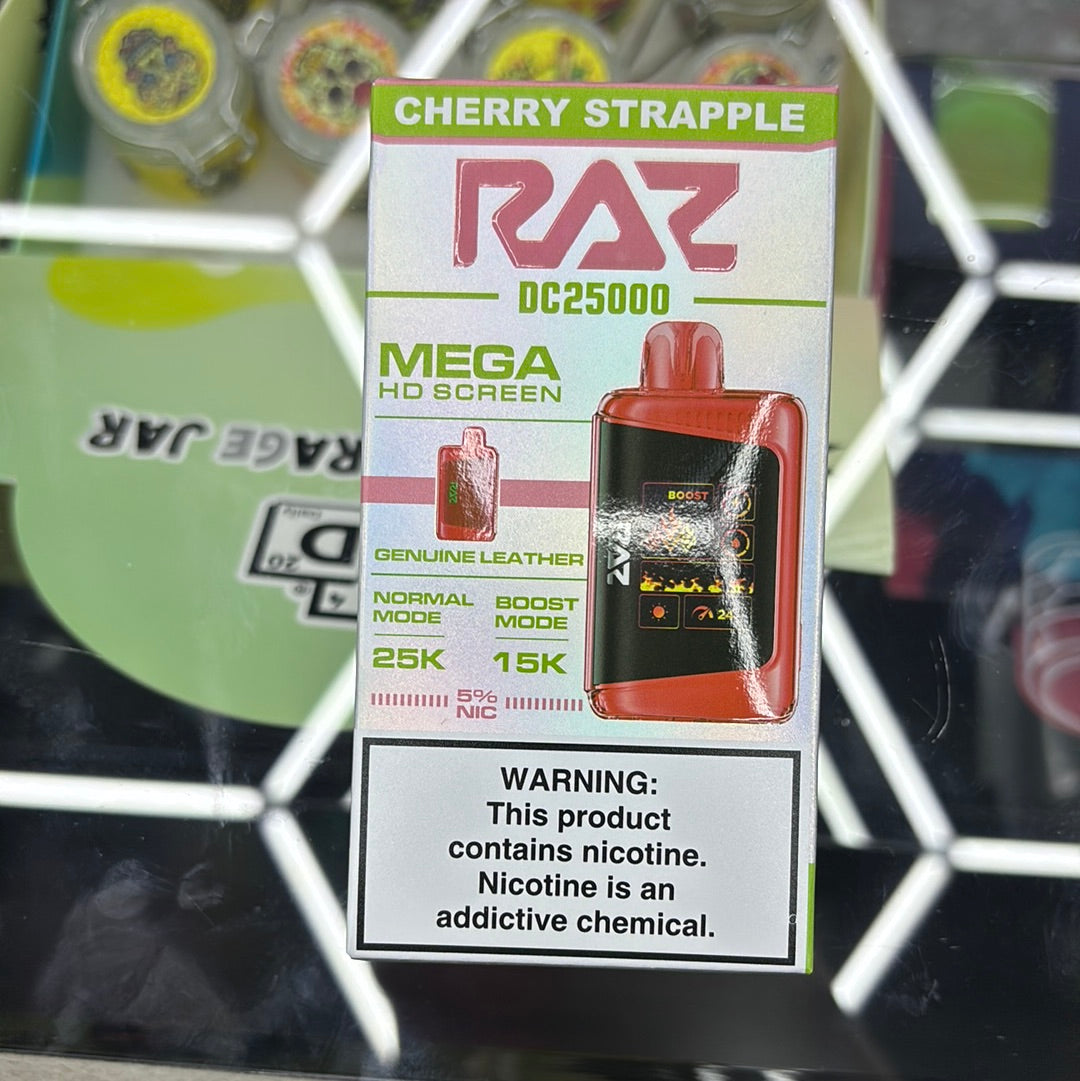 Raz dc25000 25k puffs cherry strapple
