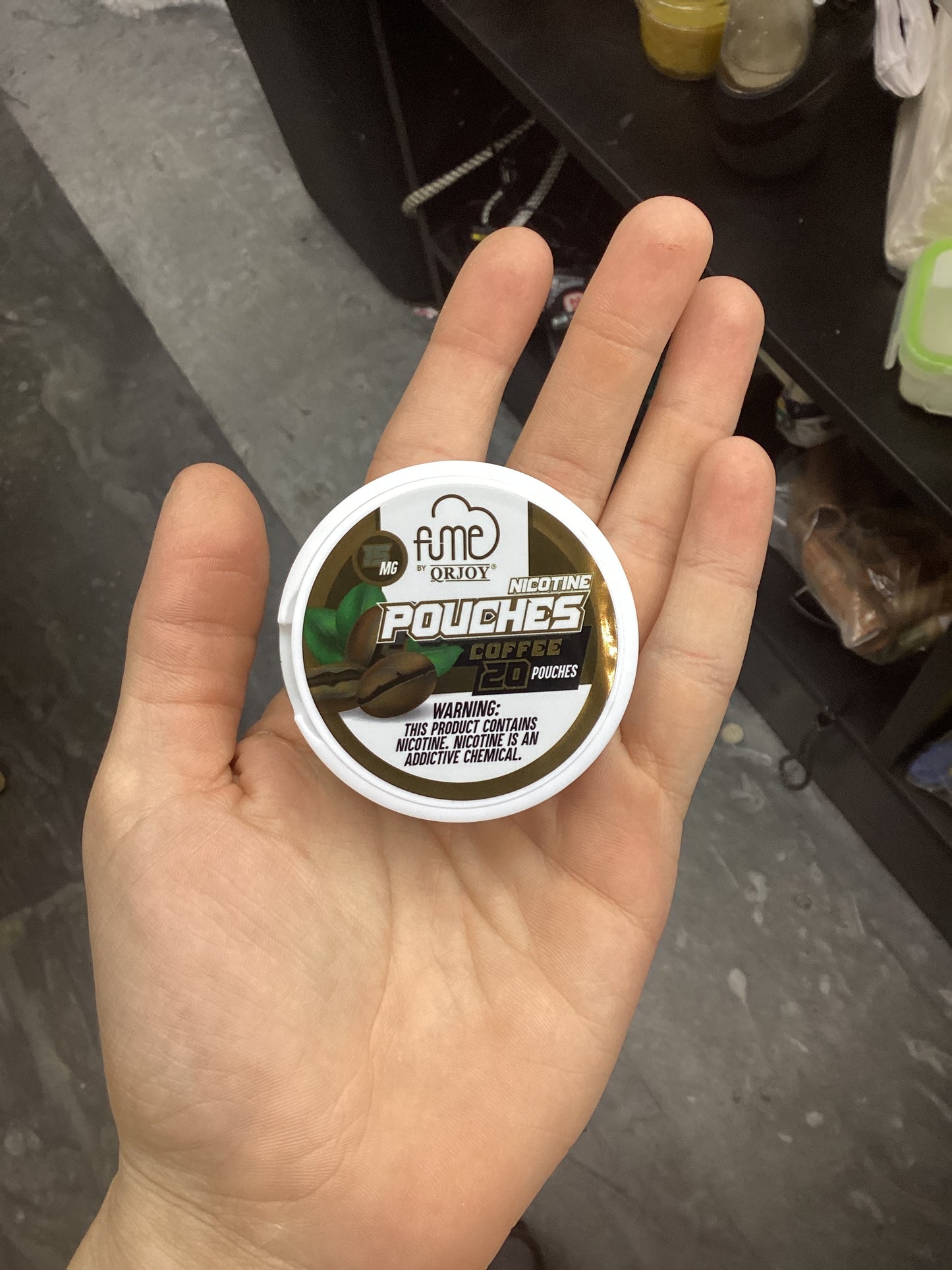 Fume nicotine pouches, coffe 15 MG 20 pouches