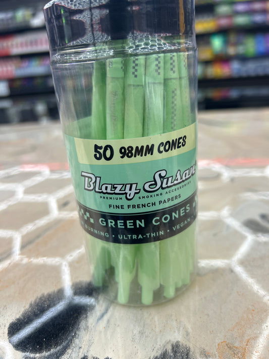 Blazy susan 50cones green cones 98mm