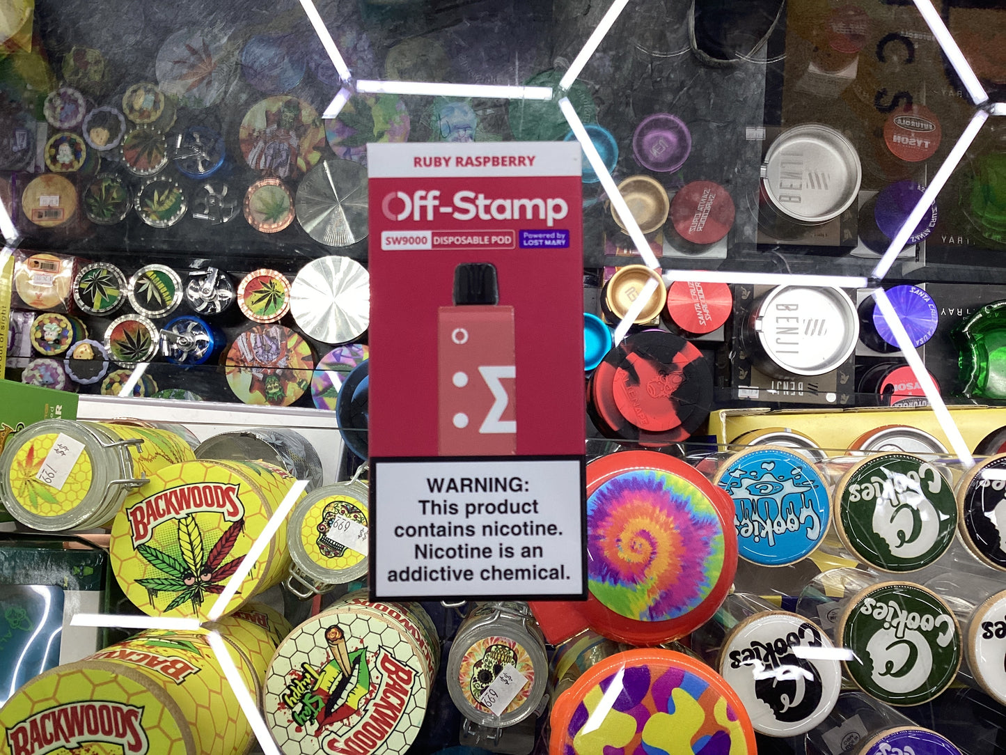 Off stamp pod Ruby raspberry