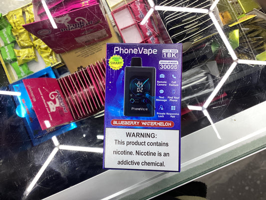 Phonevape blueberry watermelon 18k puffs
