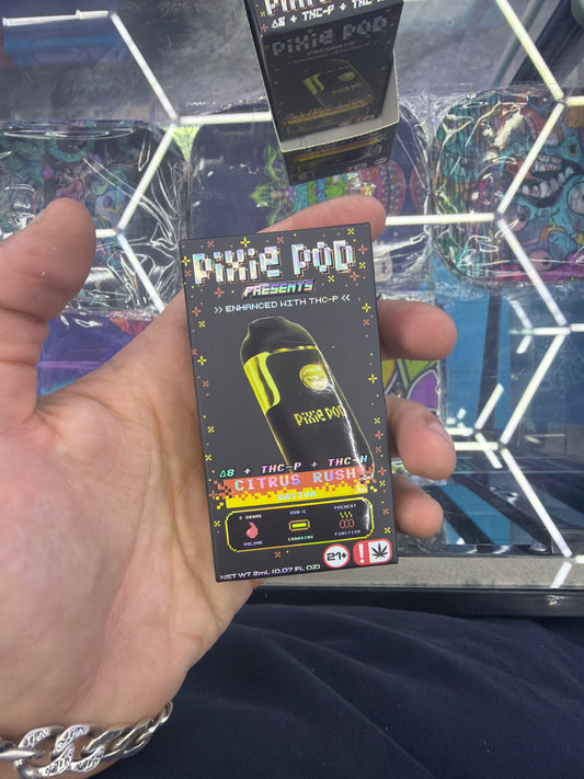 Pixie Pod d8 + thc-p + thc-h 2g Citrus Rush Sativa