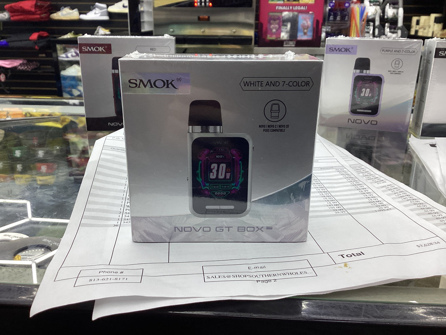 Smok novo gt box kit white and 7-color