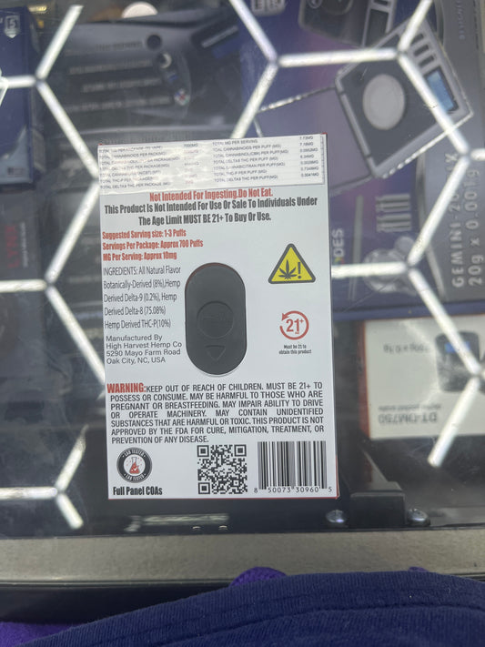 SHOTCALLER 7g dispo sunset sherbet hybrid