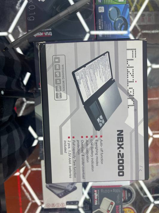 Fuzion scale 2000g x 0.01g nbx-2000