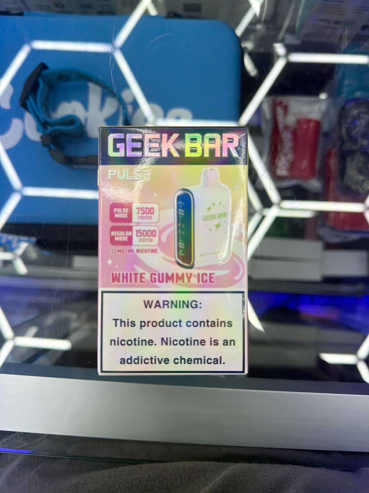 Geek bar pulse white gummy ive