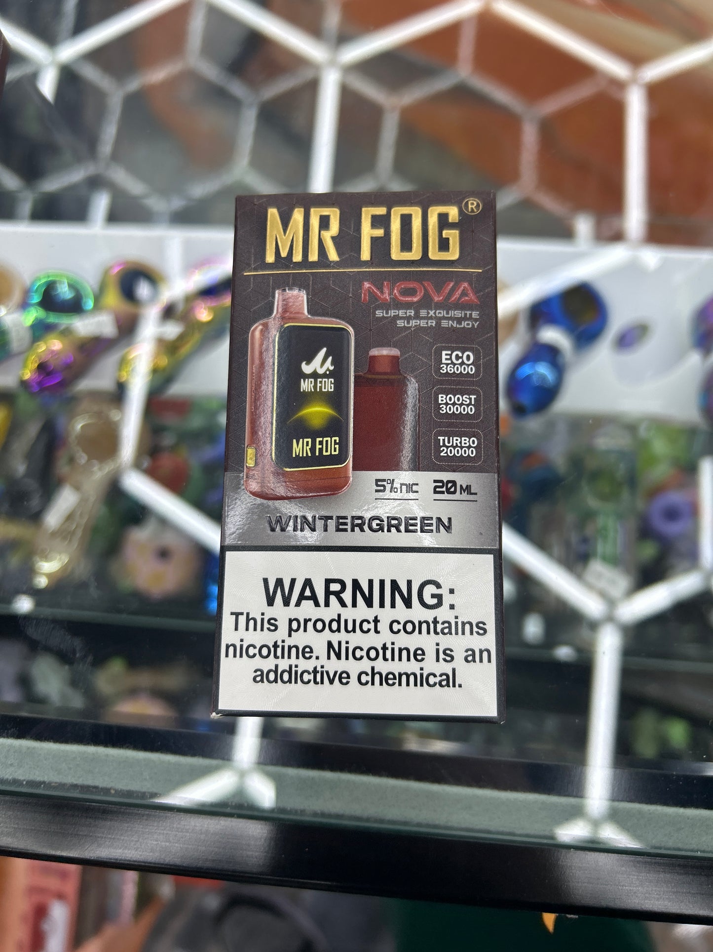 Mr fog nova 30k hits wintergreen