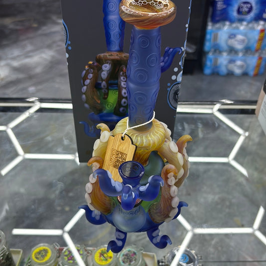 Cheech tentacle bong blue/green/beige