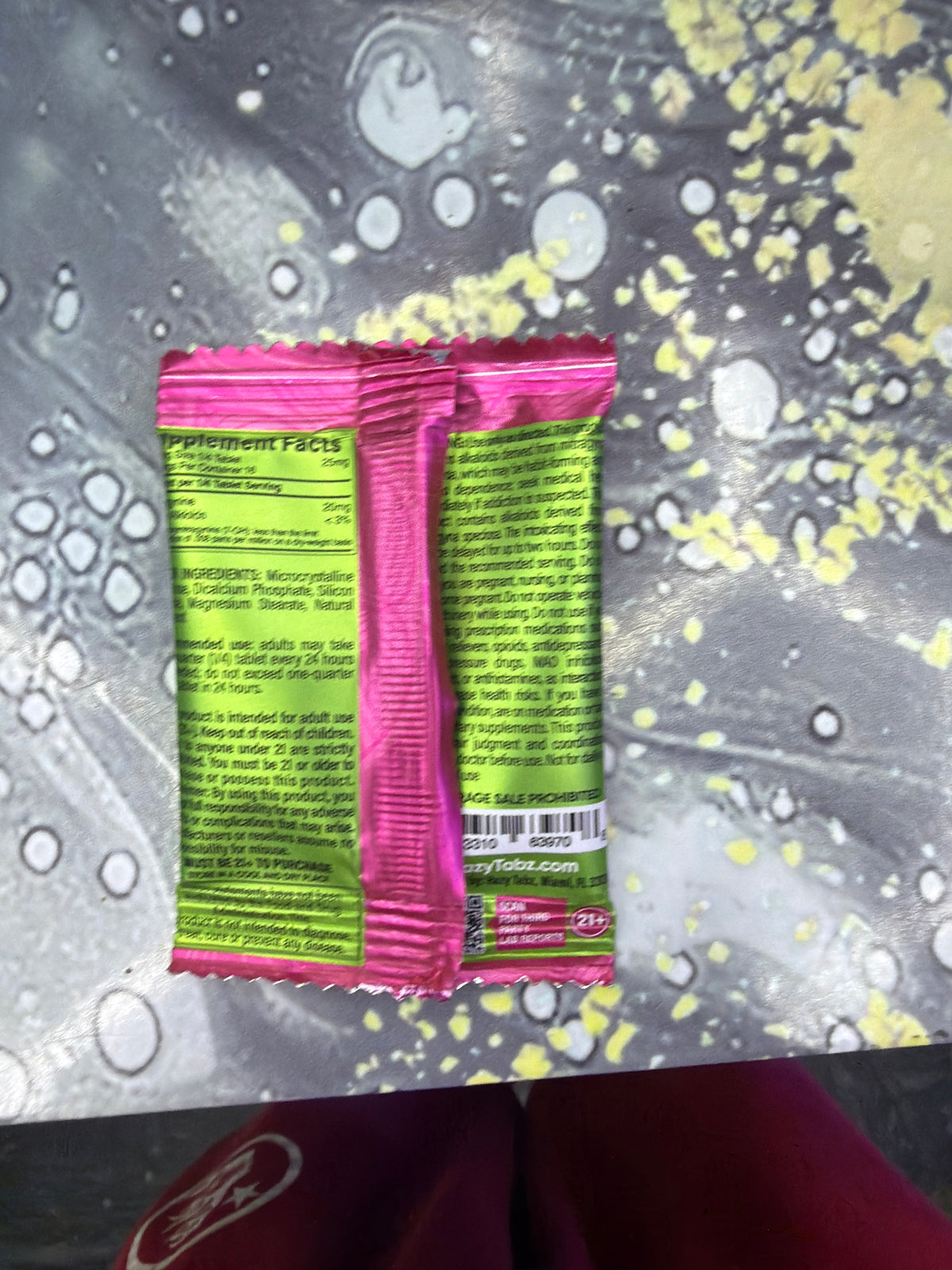 Hazy Tabz Ultra Next Gen Alkaloid Tablet 100MG Strawberry