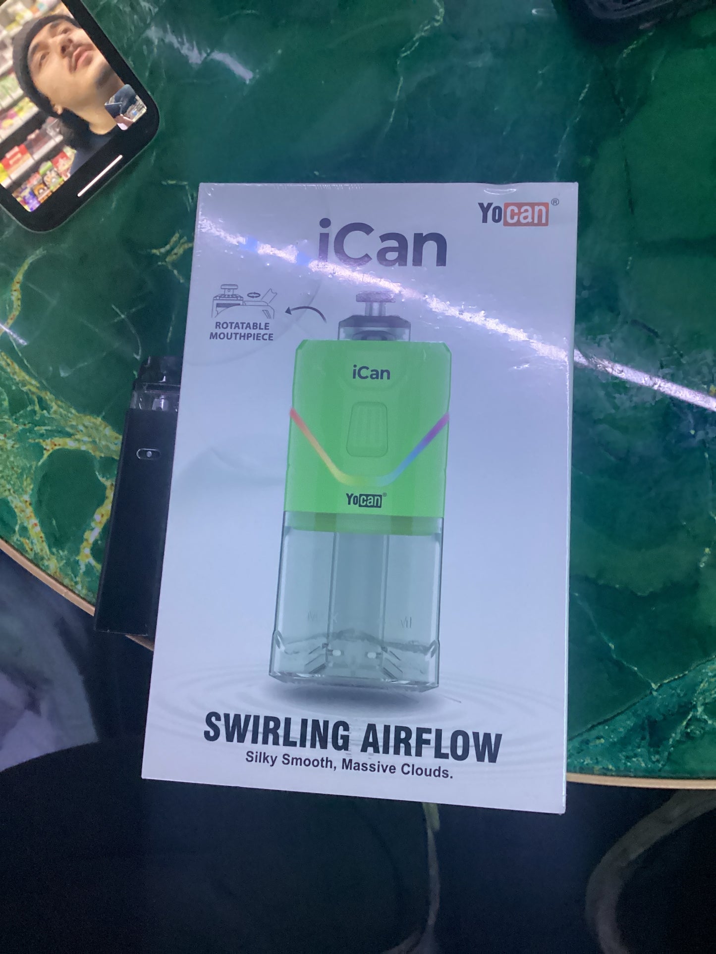 Yocan ican swirling airflow green