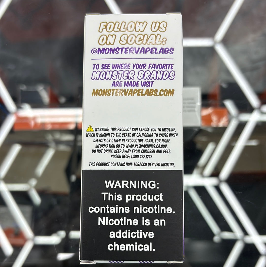 Jam, monster, PB, and grape 3MG