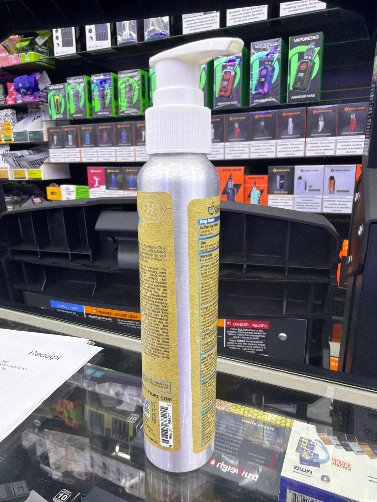 JUST CBD SMOOTH RELIEF GEL W/MENTHOL 5000mg TOPICAL