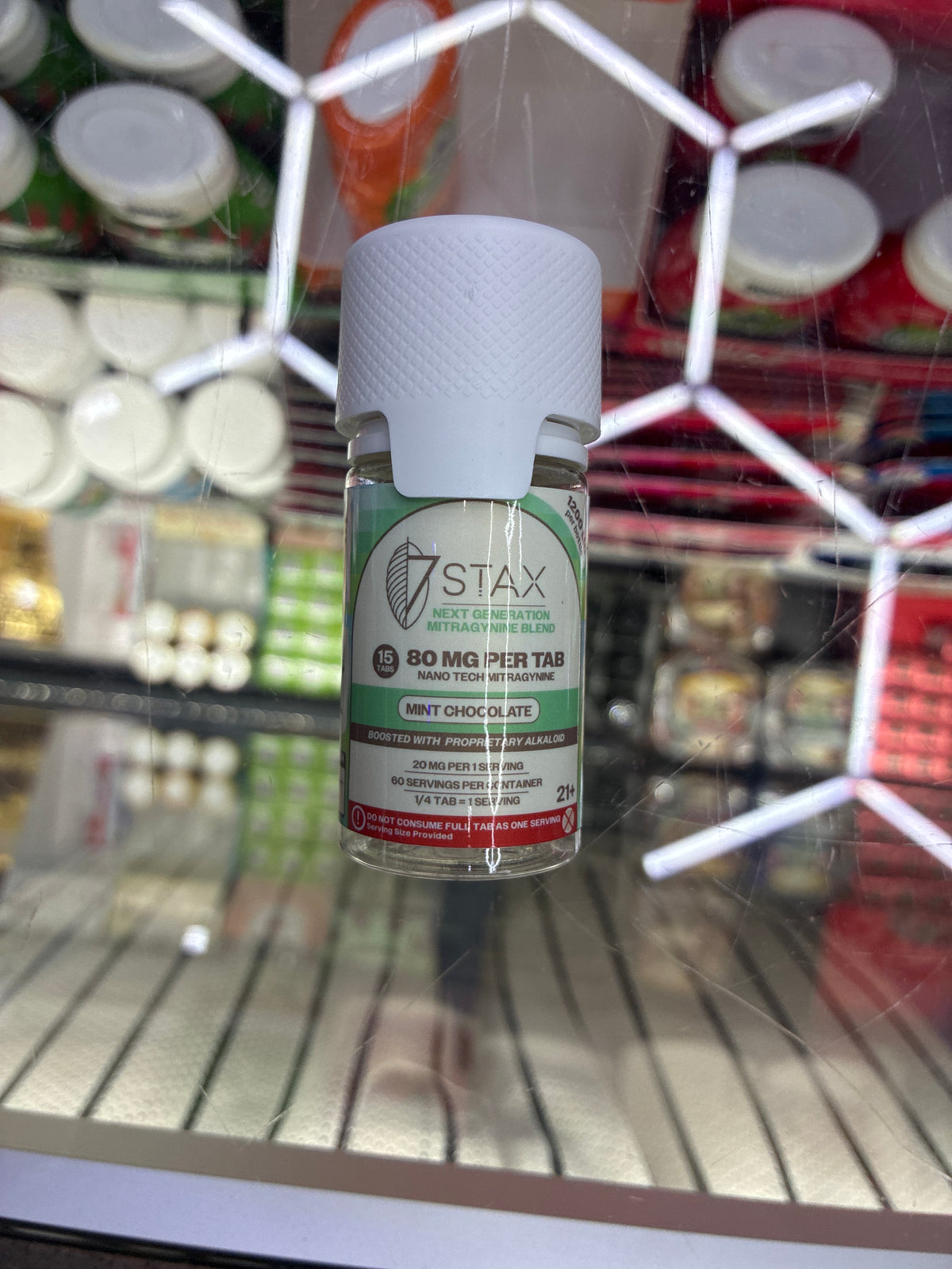 7Stax 15ctx80mg bottle Mint Chocolate 1200mg