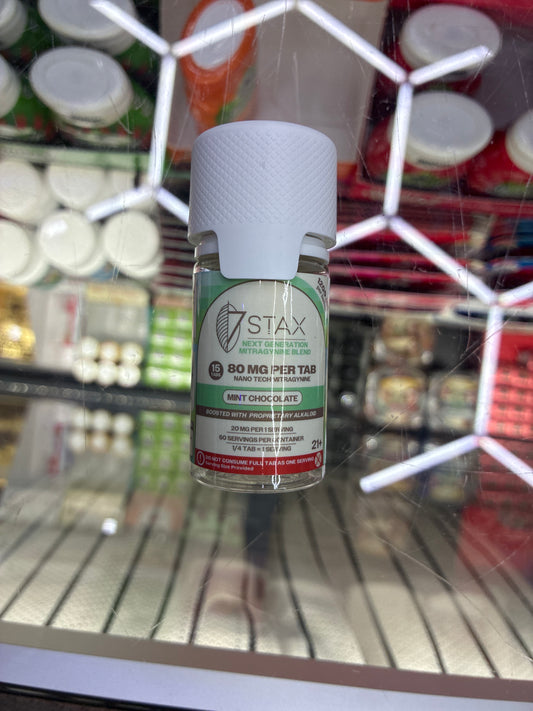7Stax 15ctx80mg bottle Mint Chocolate 1200mg