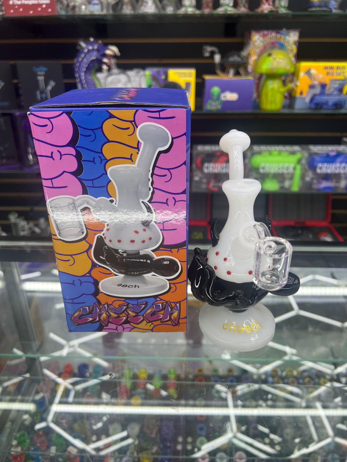 Cheech glass DARK WISH CHEECH GLASS - GENE IN A BONG/DAB RIG