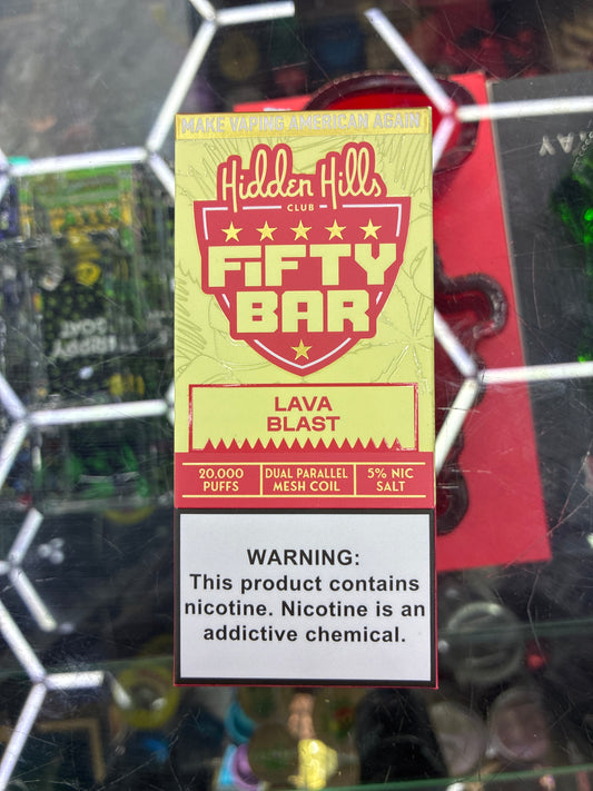 Fifty bar 20K puff lava blast
