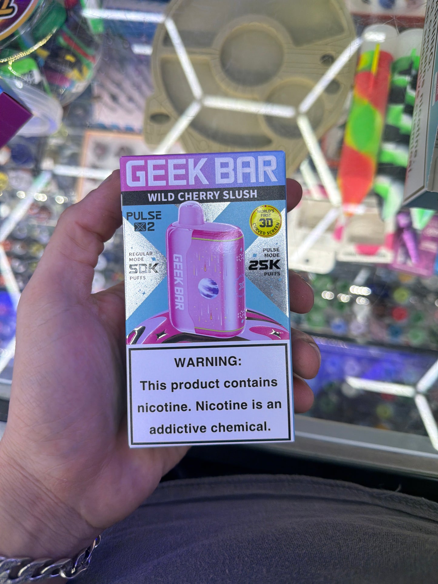 Geekbar Pulse x2 25k hits WILD CHERRY SLUSH