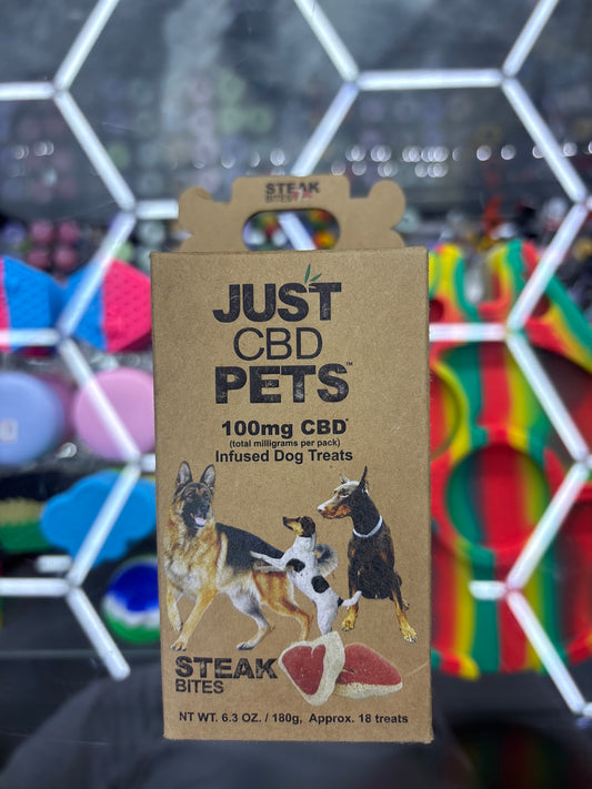 Just CBD pets 100 MG steak bites